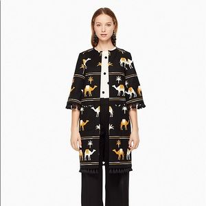 Kate Spade Camel Print Jacket